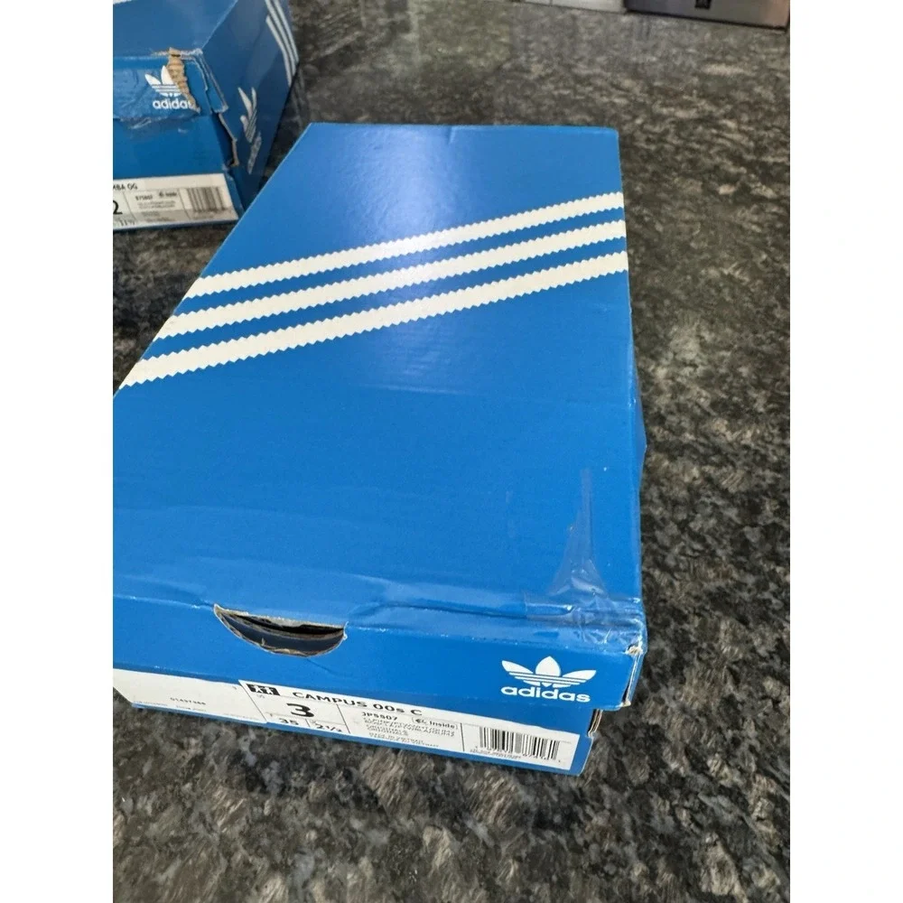 adidas Originals Campus 00S J Clear Pink White Gum Kids Youth Size 3‎ JP5507